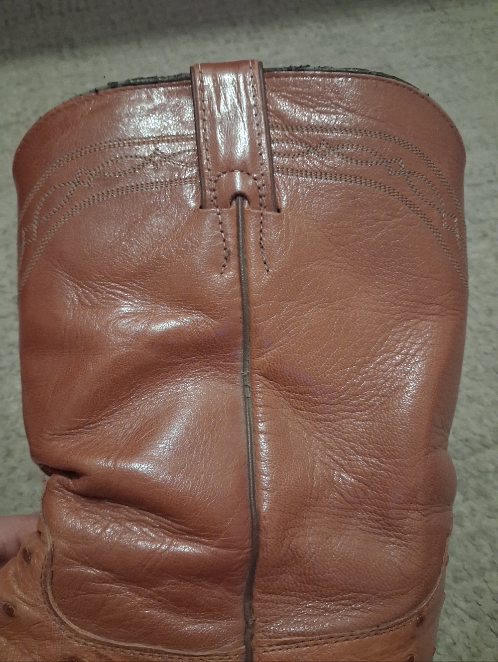JUSTIN OSTRICH RODEO BOOTS. CLOSET CLEAR OUT! MAKE OFFER!!! - Picture 13 of 14